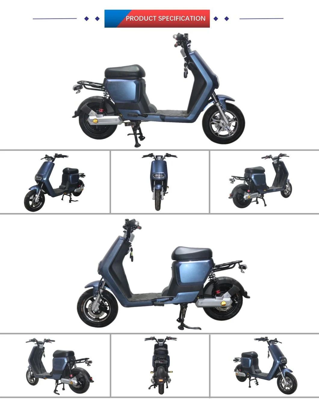 Better Quality Blue Colour 800W 1000W Electric Scooter for Adult