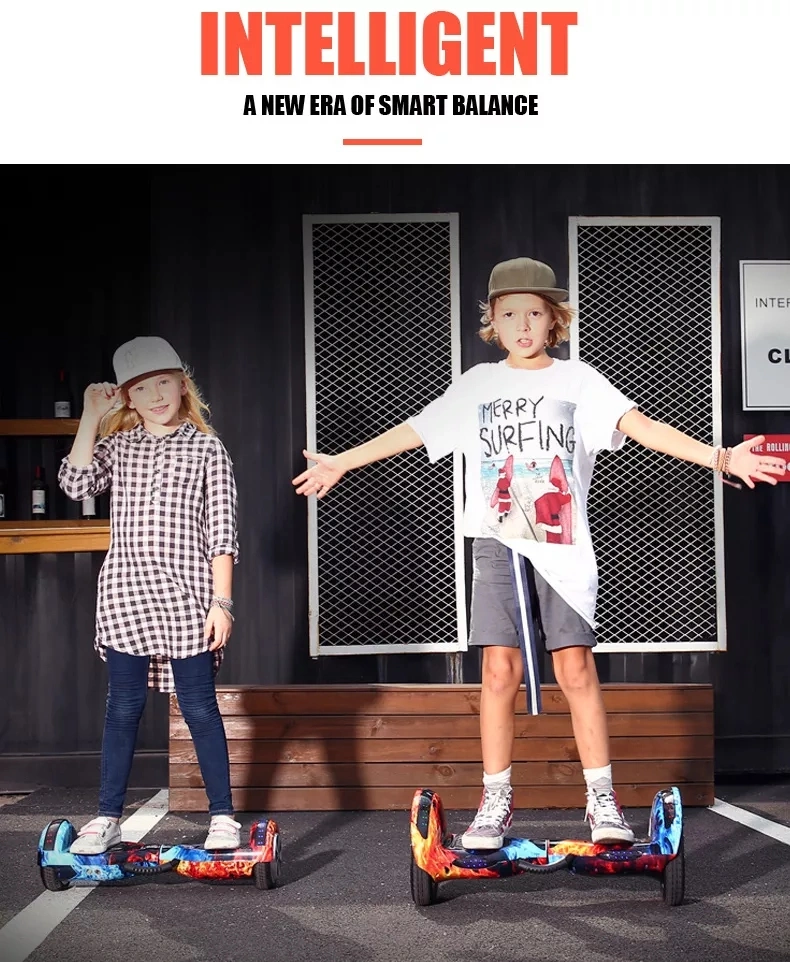 New Kids Balance Car Skate 6.5inch Blue Self-Balancing Electric Scooters Hover Board