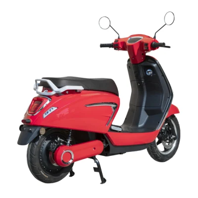 Scooter électrique pratique de la vitesse 1200W du scooter 3 de vitesse de ville rouge avec la batterie 72V 20ah