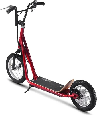 36V 350W Big Wheel Lithium Scooter électrique Rouge