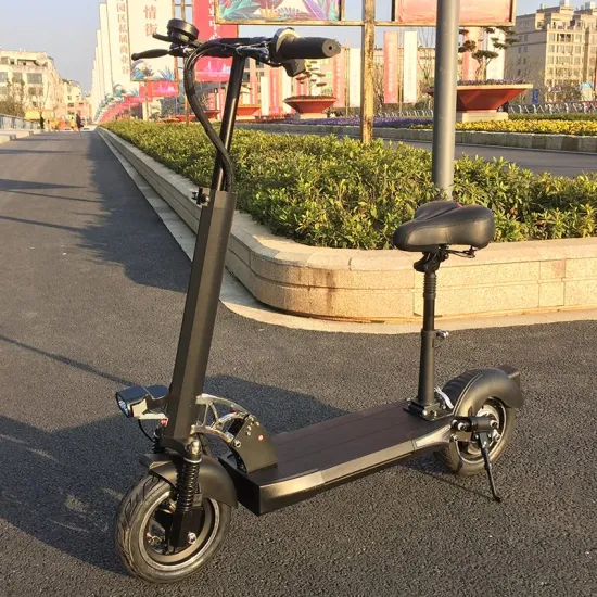 La Chine 10pouces en alliage de bande rouge Patinete Eletrico Scooter électrique à deux roues